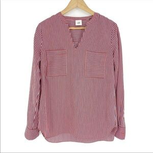 ❗️CABI Franklin Long Sleeve Top Red Patriot Stripe Style #5335 Small